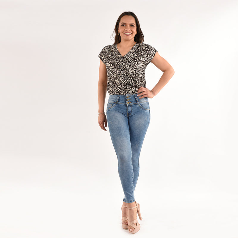 Jean Van Pierre Denim Strech Mujer