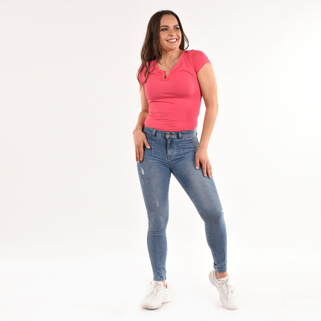 Pantalón Van Pierre Denim Strech Mujer - 2x S/90.00
