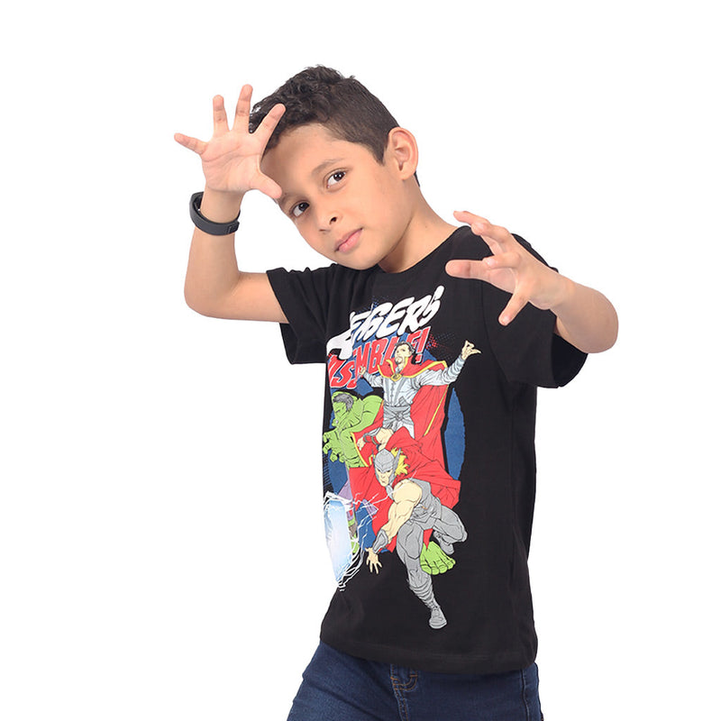 Polo Avengers Manga Corta Niño - 2x S/35.00