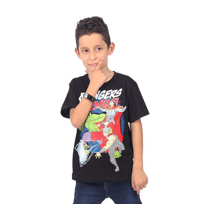 Polo Avengers Manga Corta Niño - 2x S/35.00