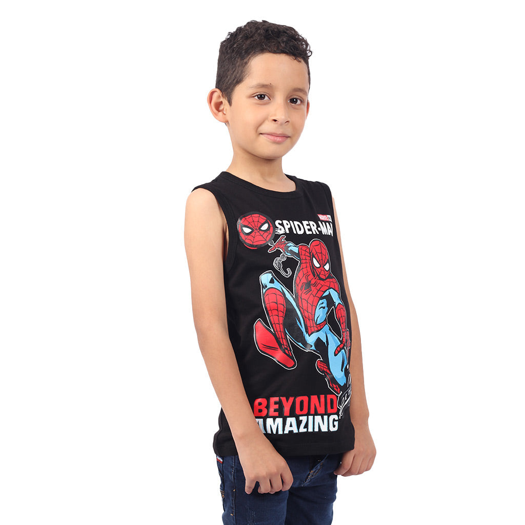 Polo Spiderman Manga Cero Niño - 2x S/35.00