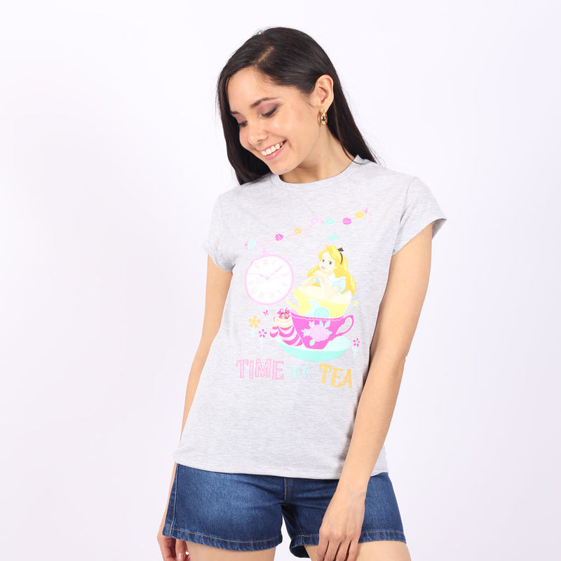 Polo Alicia En El País De Las Maravillas Manga Corta Mujer