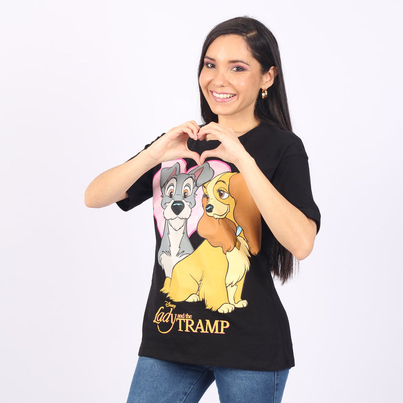 Polo La Dama Y El Vagabundo Manga Corta Mujer