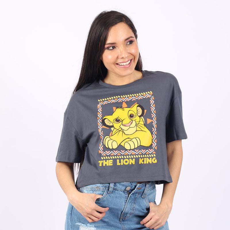 Polo El Rey León Manga Corta Mujer - 2x S/70.00