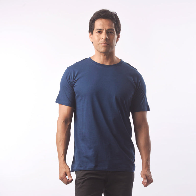 ¡NUEVO! - Polo Básico Hilo Negro Algodón Hombre - 2x S/45.00 y 3x S/60.00