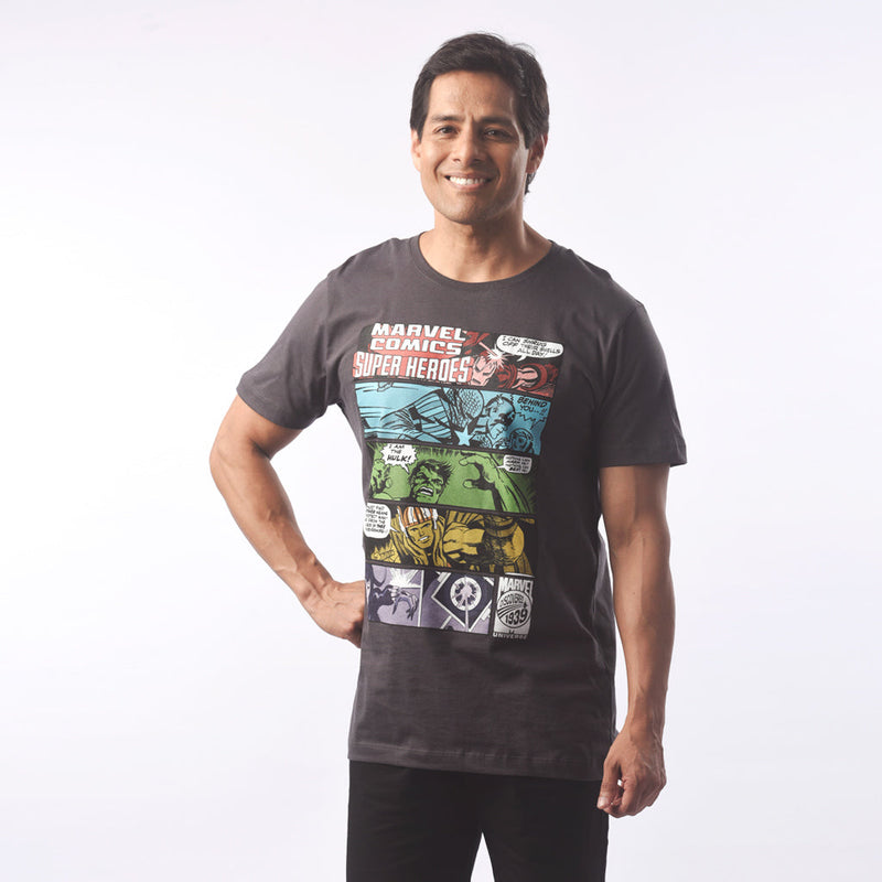 ¡NUEVO! - Polo Marvel Jersey Manga Corta Hombre - 2x S/45.00 y 3x S/60.00