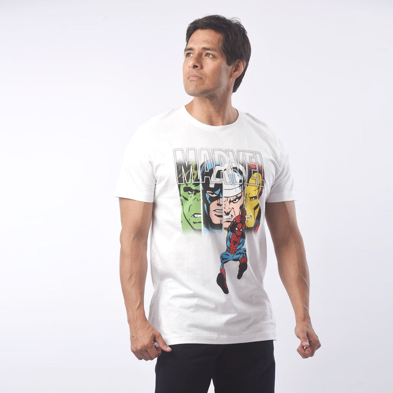 ¡NUEVO! - Polo Marvel Jersey Manga Corta Hombre - 2x S/45.00 y 3x S/60.00