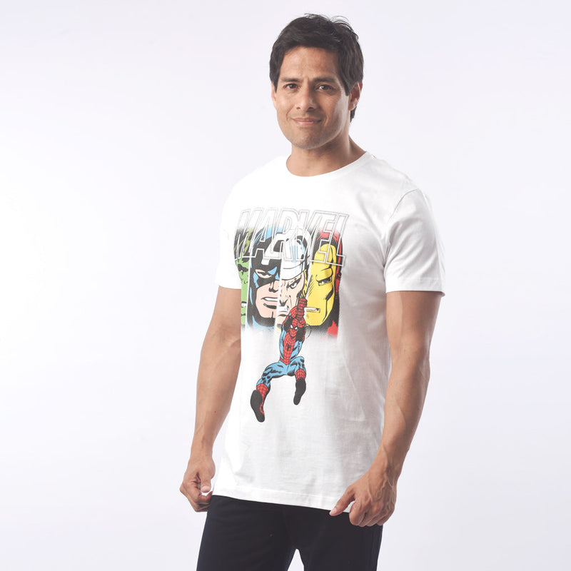 ¡NUEVO! - Polo Marvel Jersey Manga Corta Hombre - 2x S/45.00 y 3x S/60.00
