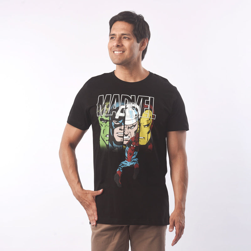 ¡NUEVO! - Polo Marvel Jersey Manga Corta Hombre - 2x S/45.00 y 3x S/60.00
