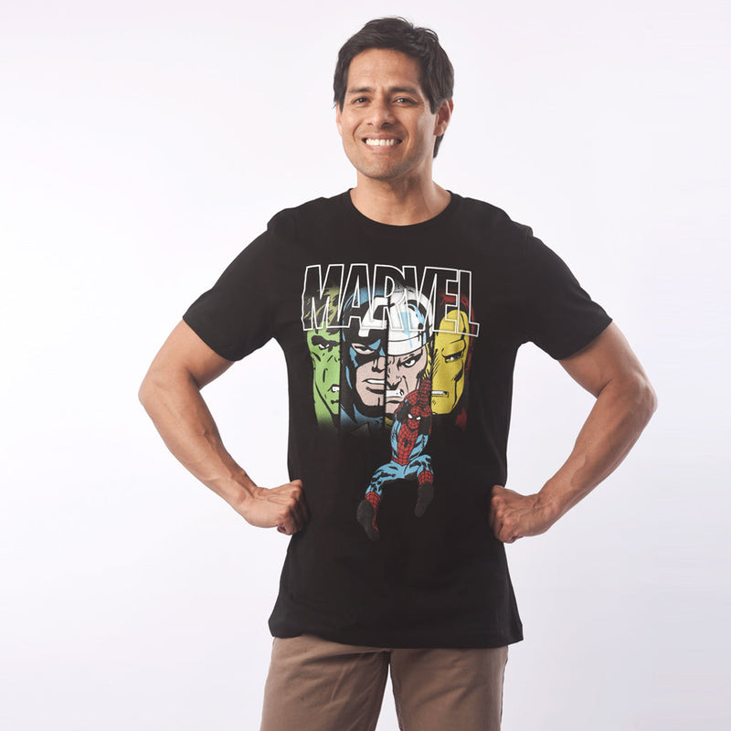 ¡NUEVO! - Polo Marvel Jersey Manga Corta Hombre - 2x S/45.00 y 3x S/60.00