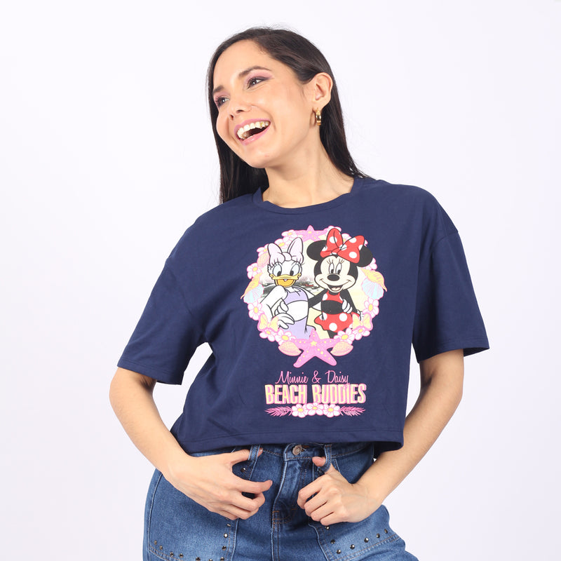 Polo Minnie Mouse Manga Corta Mujer