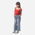 ¡NUEVO! - Pantalon Toque Denim Niña - S/49.90