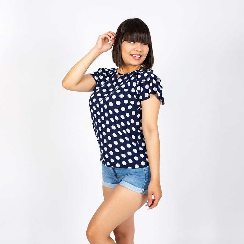 Blusa Ethiopia Manga Corta Mujer - S/19.90