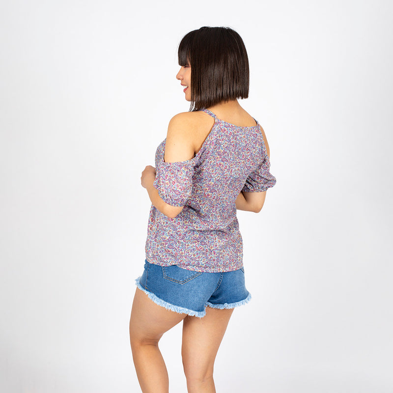 Blusa Ethiopia Manga Corta Mujer