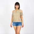 Blusa Ethiopia Manga Corta Mujer