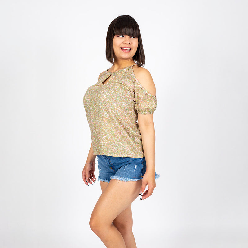 Blusa Ethiopia Manga Corta Mujer