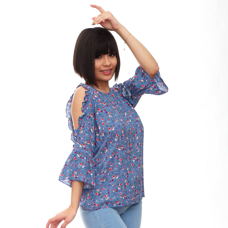 Blusa Ethiopia Manga 3/4 Mujer - S/15.00