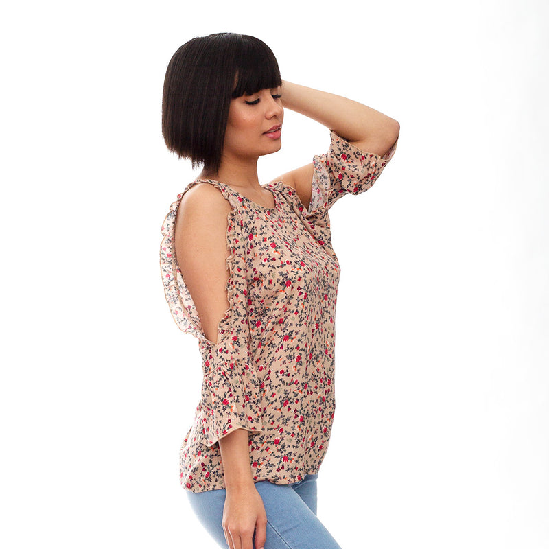 Blusa Ethiopia Manga 3/4 Mujer - S/15.00
