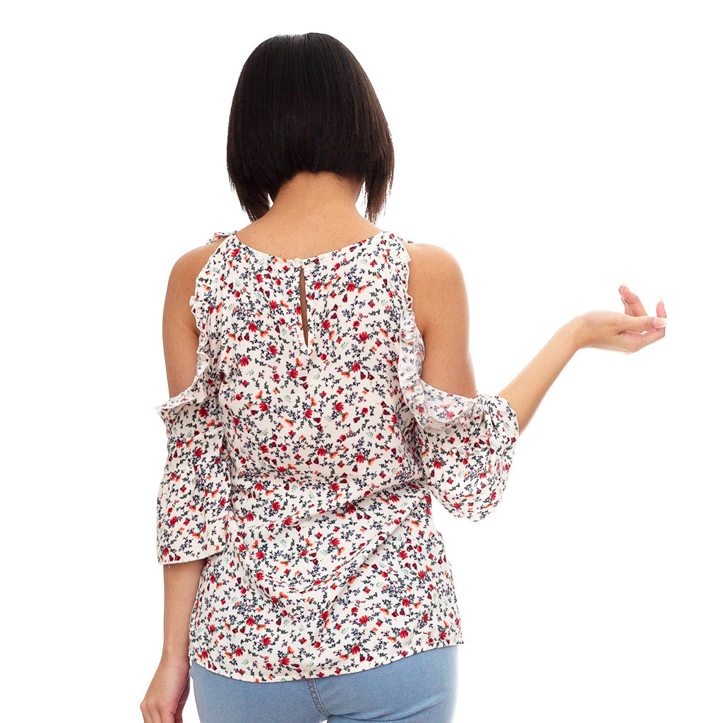 Blusa Ethiopia Manga 3/4 Mujer - 2x S/45.00