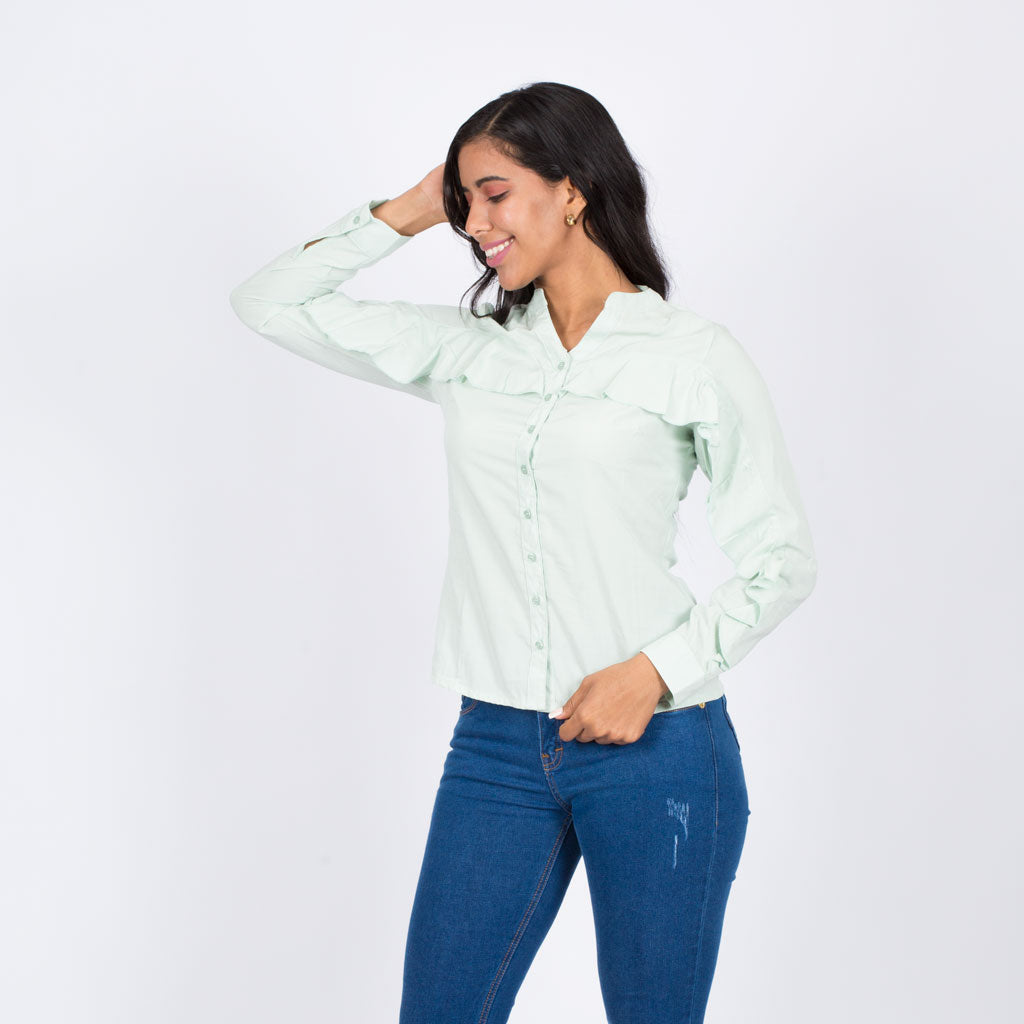 Blusa Ethiopia Rayón Manga Larga - 2x1