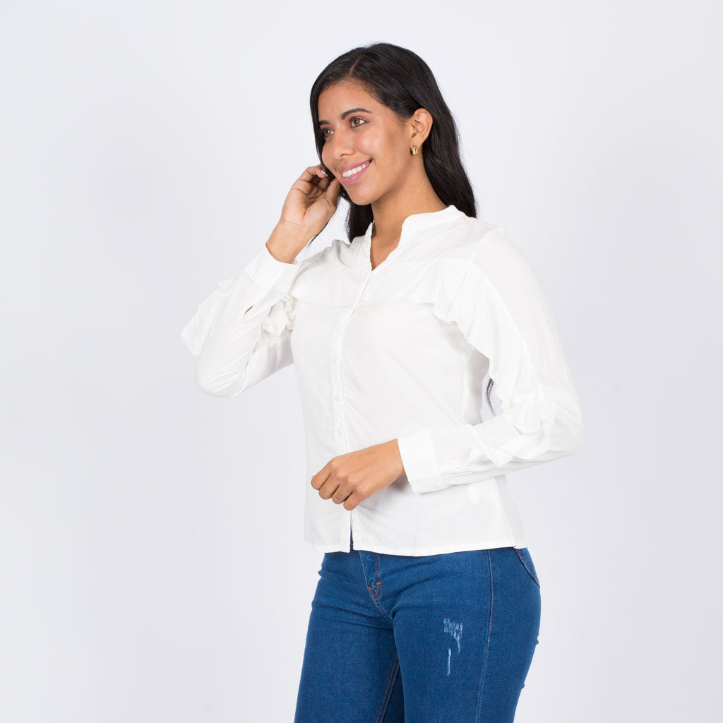 Blusa Ethiopia Rayón Manga Larga - 2x1