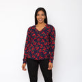 Blusa Ethiopia Floreada Manga larga Mujer - S/19.90