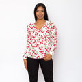 Blusa Ethiopia Floreada Manga larga Mujer - S/19.90