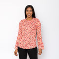 Blusa Ethiopia Floreada Manga Larga Mujer - S/19.90
