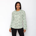 Blusa Ethiopia Floreada Manga Larga Mujer - S/19.90