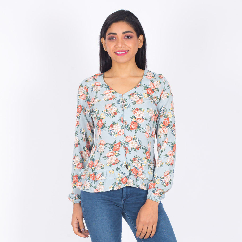 Blusa Ethiopia Manga Larga Mujer