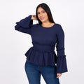 Blusa Ethiopia Rayon Manga Larga Mujer - S/19.90