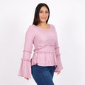 Blusa Ethiopia Rayon Manga Larga Mujer - S/19.90
