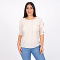 Blusa Ethiopia Manga 3/4 Mujer - S/19.90