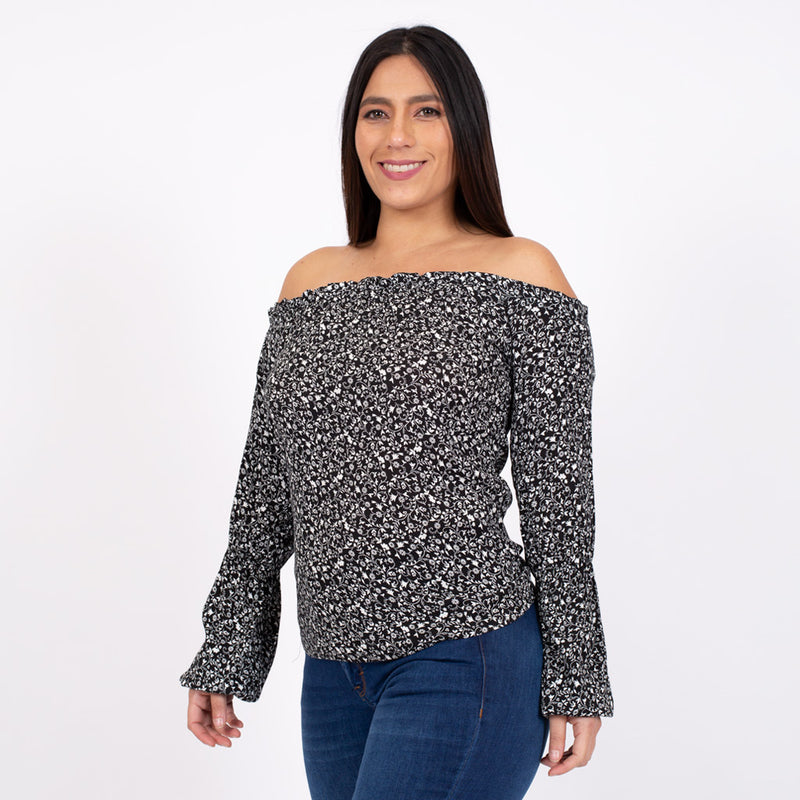 Blusa Ethiopia Manga Larga Mujer - S/19.90