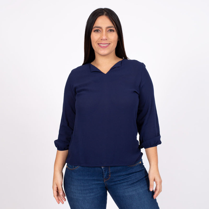 Blusa Ethiopia Manga 3/4 Mujer - S/19.90