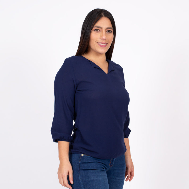 Blusa Ethiopia Manga 3/4 Mujer - S/19.90