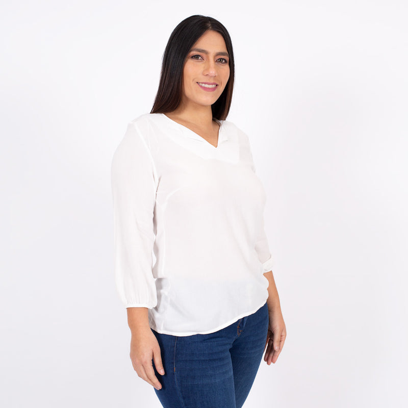 Blusa Ethiopia Manga 3/4 Mujer - S/19.90