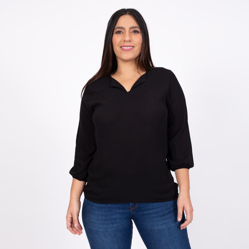 Blusa Ethiopia Manga 3/4 Mujer - S/19.90
