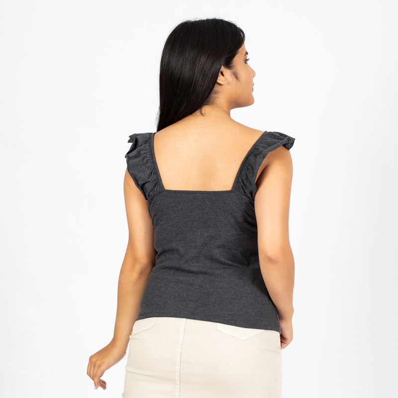 Blusa Ethiopia Manga Cero Mujer