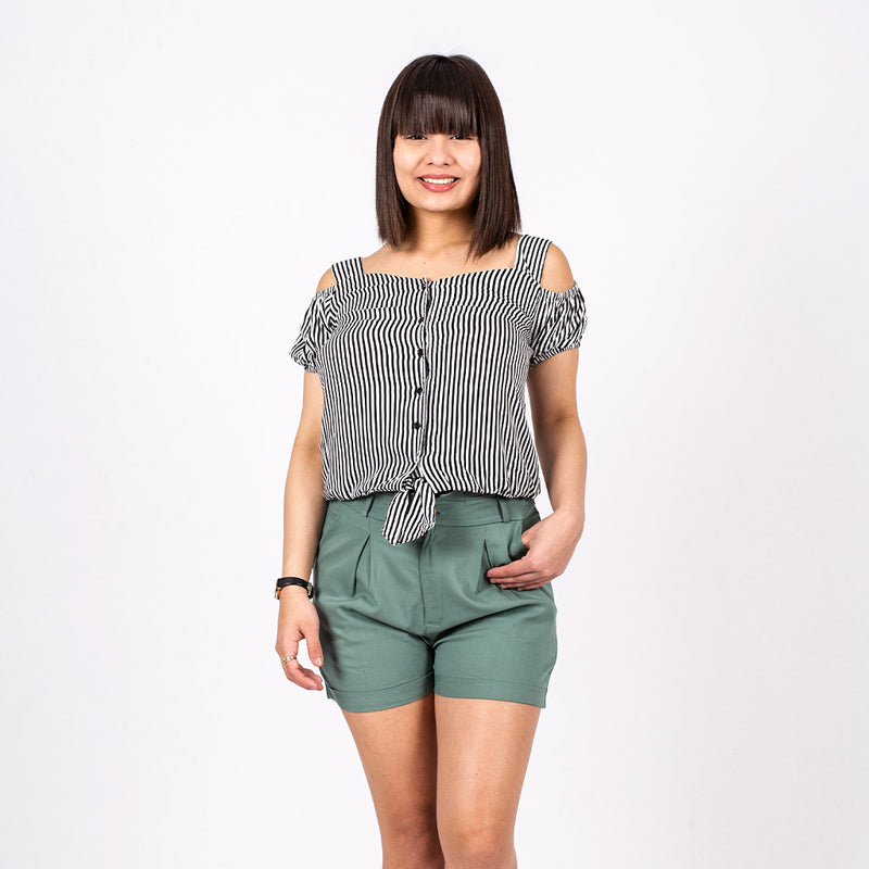 Blusa Ethiopia Manga Corta Mujer