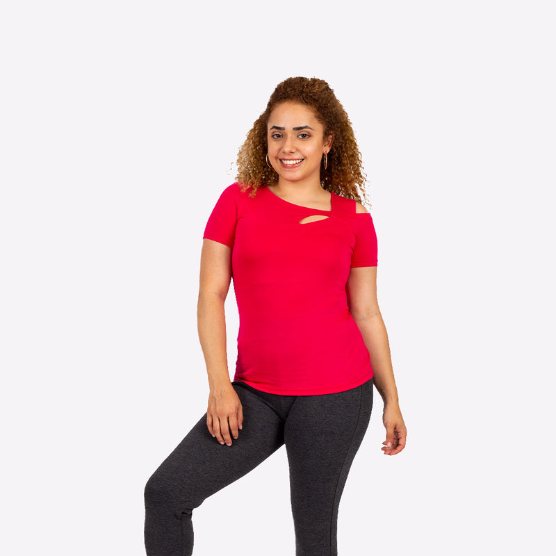 Polo Ethiopia Manga Corta Mujer- S/9.90