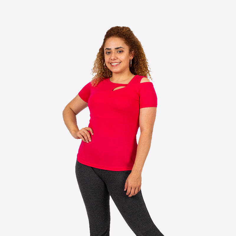 Polo Ethiopia Manga Corta Mujer- S/9.90