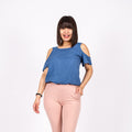 Blusa Ethiopia Manga Corta Mujer
