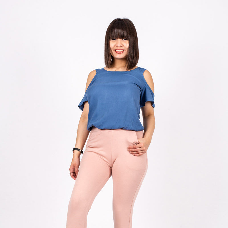 Blusa Ethiopia Manga Corta Mujer