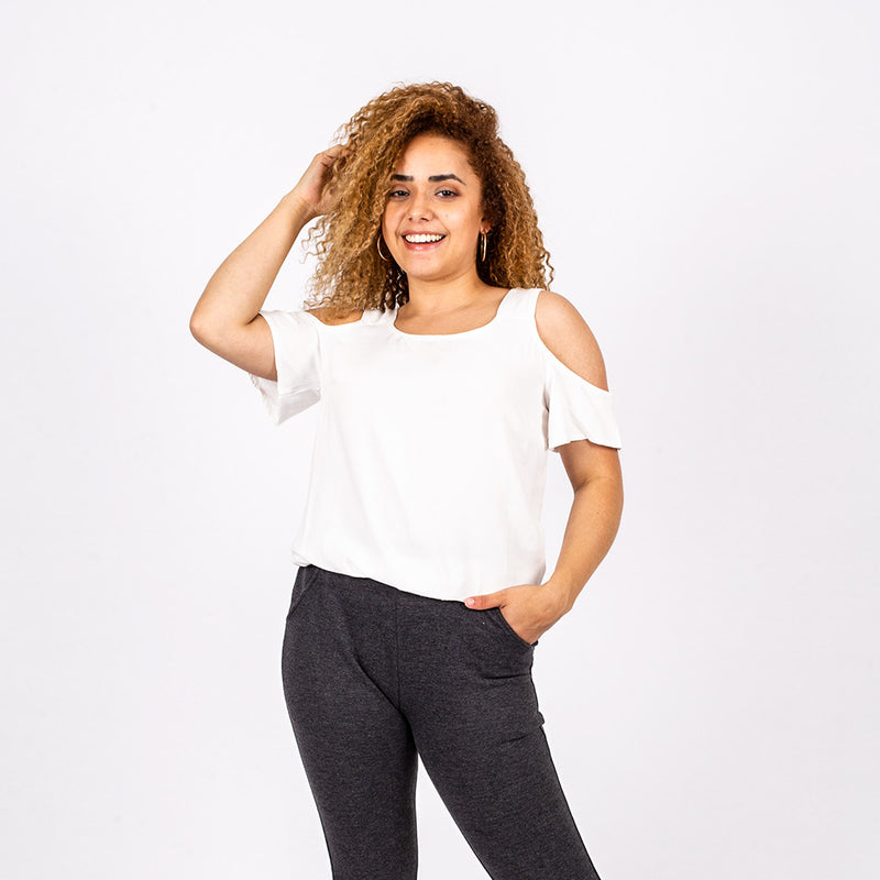Blusa Ethiopia Manga Corta Mujer
