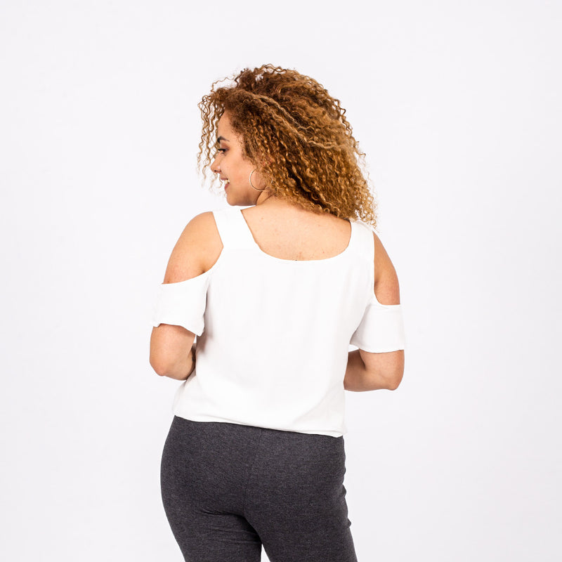 Blusa Ethiopia Manga Corta Mujer