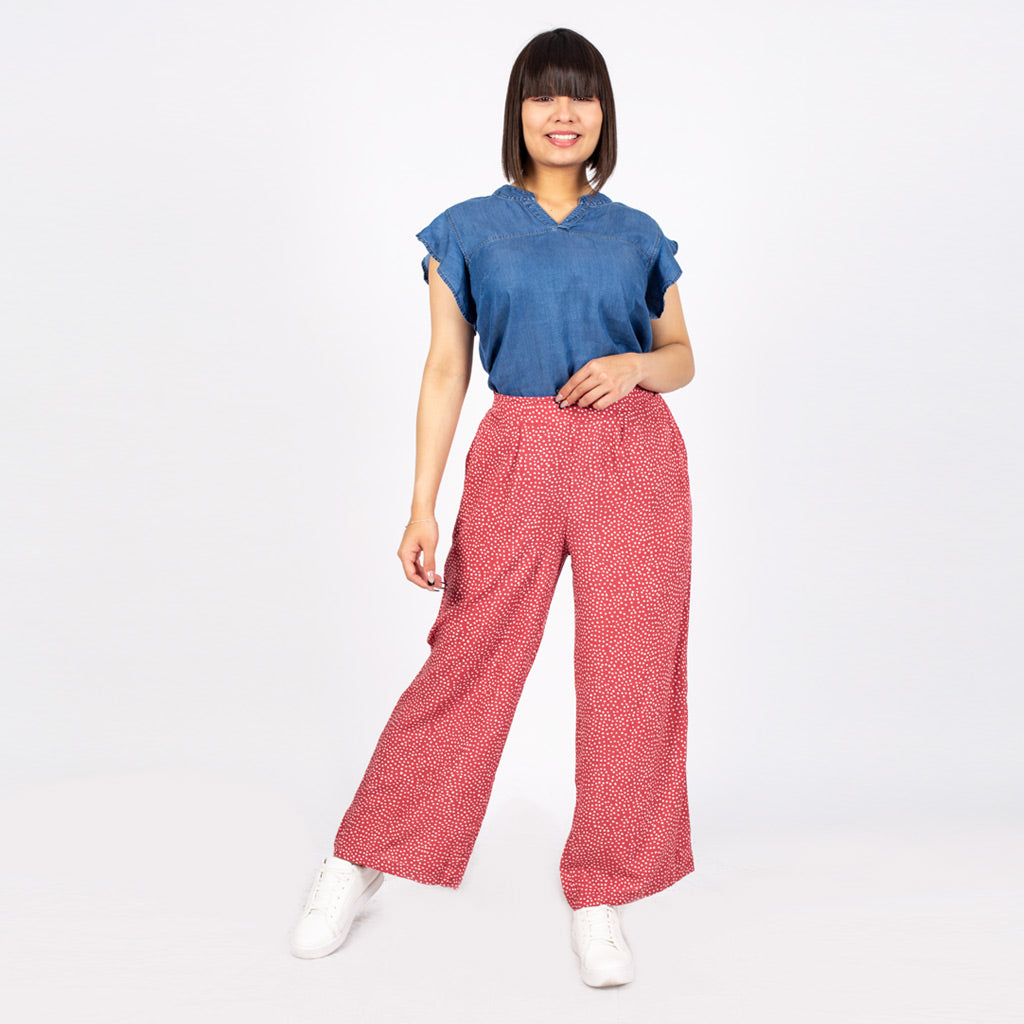 Pantalón Ethiopia Rayon Estampado Mujer - 2x S/90.00 y 3x S/120.00
