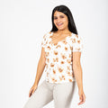 Blusa Ethiopia Manga Corta Mujer - S/19.90