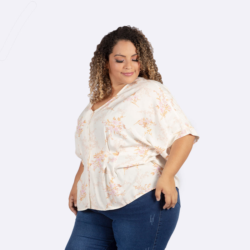 Blusa Magnolia Manga Corta Mujer - S/19.90