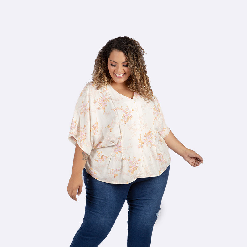 Blusa Magnolia Manga Corta Mujer - S/19.90
